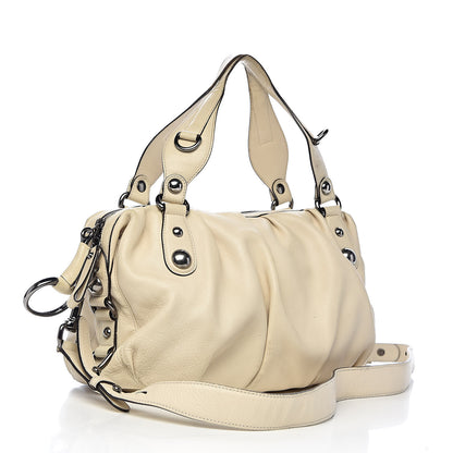Gucci Calfskin Medium Icon Bit Boston Off White 3 of 31
