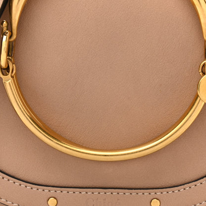 Chloe Calfskin Suede Small Nile Bracelet Bag Biscotti Beige 8 of 12
