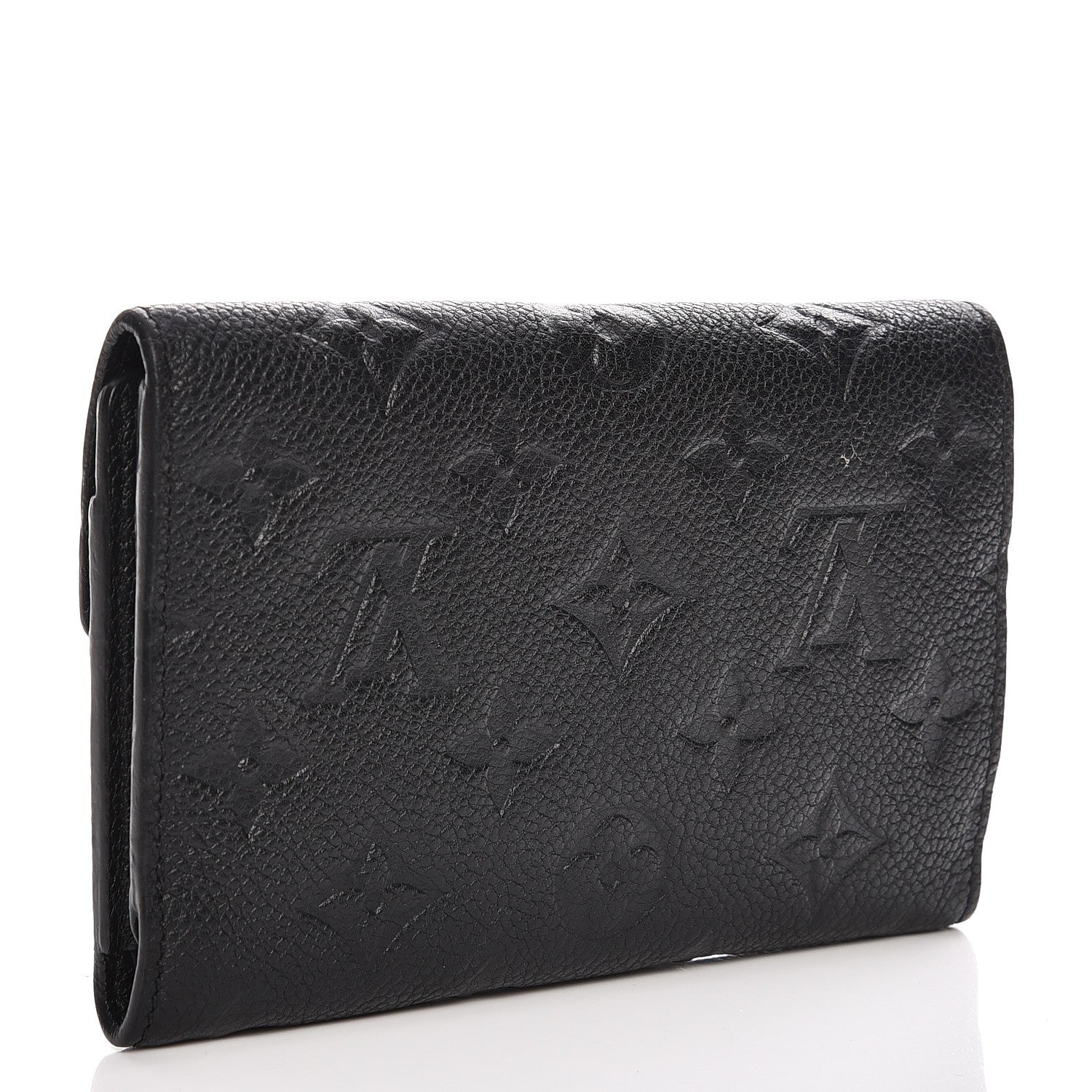 Louis Vuitton Empreinte Compact Curieuse Wallet Black 3 of 8