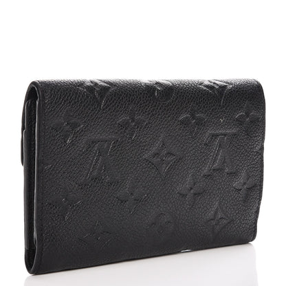 Louis Vuitton Empreinte Compact Curieuse Wallet Black 3 of 8