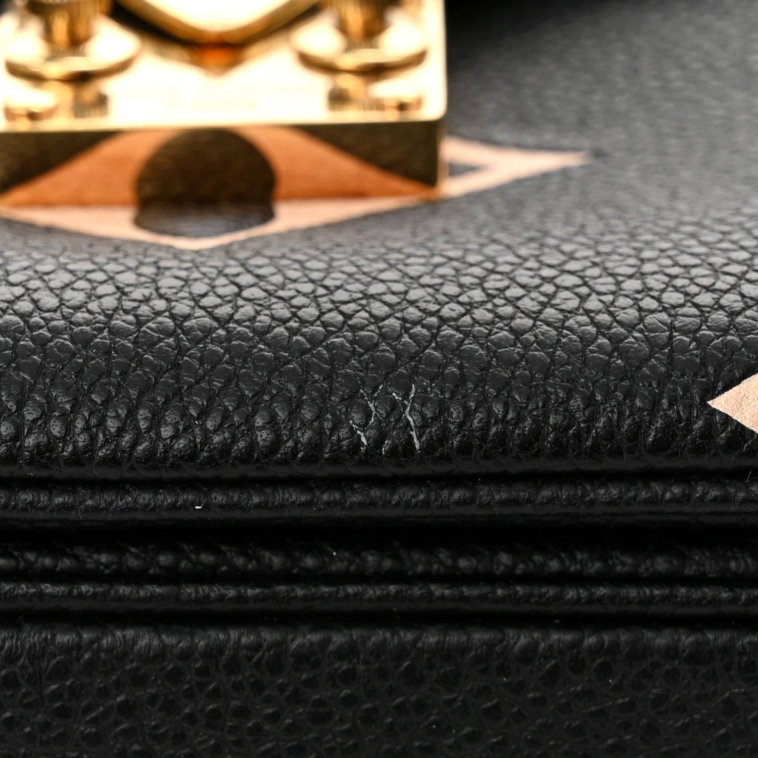 Louis Vuitton Empreinte Monogram Giant Pochette Metis Black Beige 10 of 10