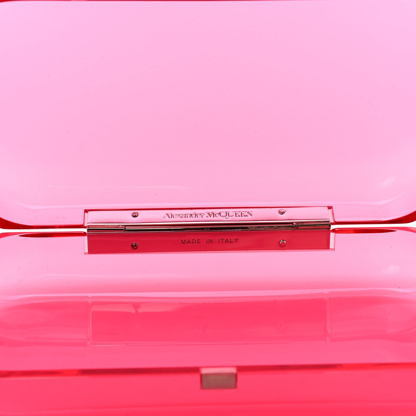Resin Knuckle Clutch Pink