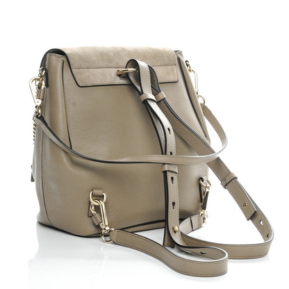 Chloe Suede Calfskin Medium Faye Backpack Motty Grey 3 of 6