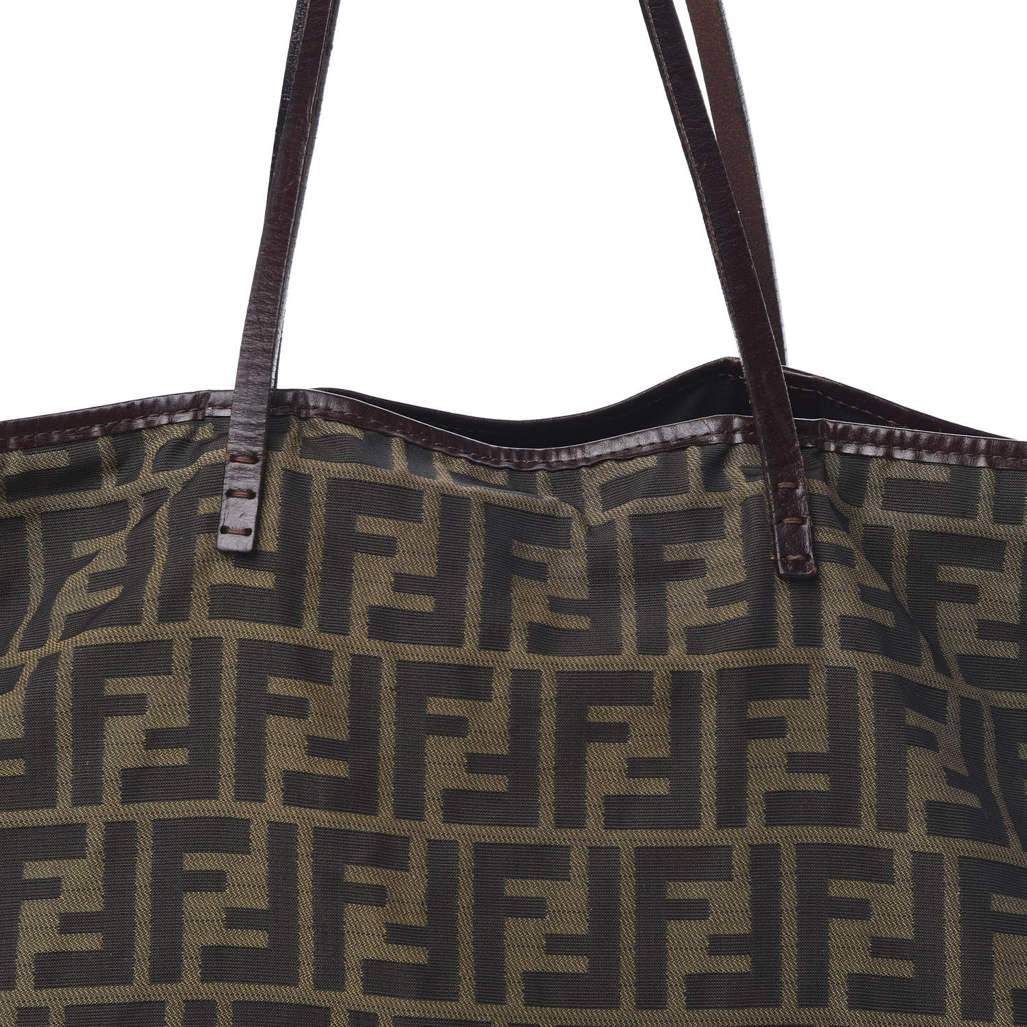 Fendi Zucca Medium Roll Tote Tobacco 10 of 10