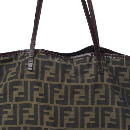 Fendi Zucca Medium Roll Tote Tobacco 10 of 10