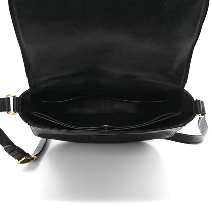 Celine Grained Calfskin Medium Trotteur Black 5 of 11