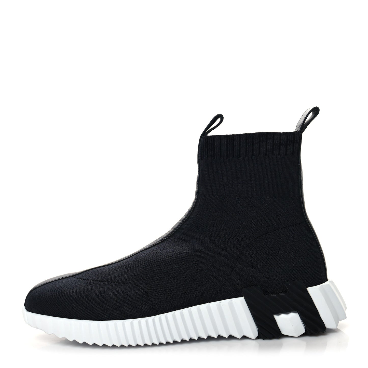 Technical Canvas Goatskin Fun Sneakers 39 Black White