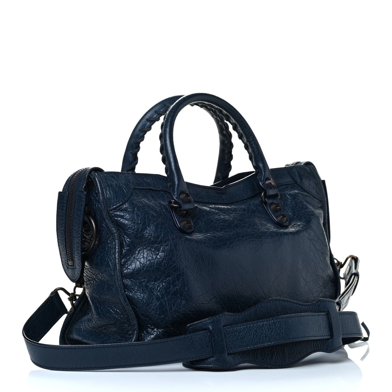 Balenciaga Agneau Classic Hardware S City Bleu de Minuit 2 of 4