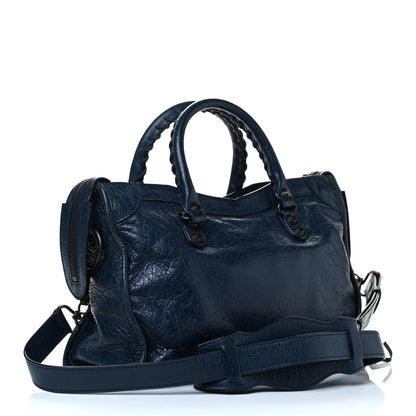 Balenciaga Agneau Classic Hardware S City Bleu de Minuit 2 of 4