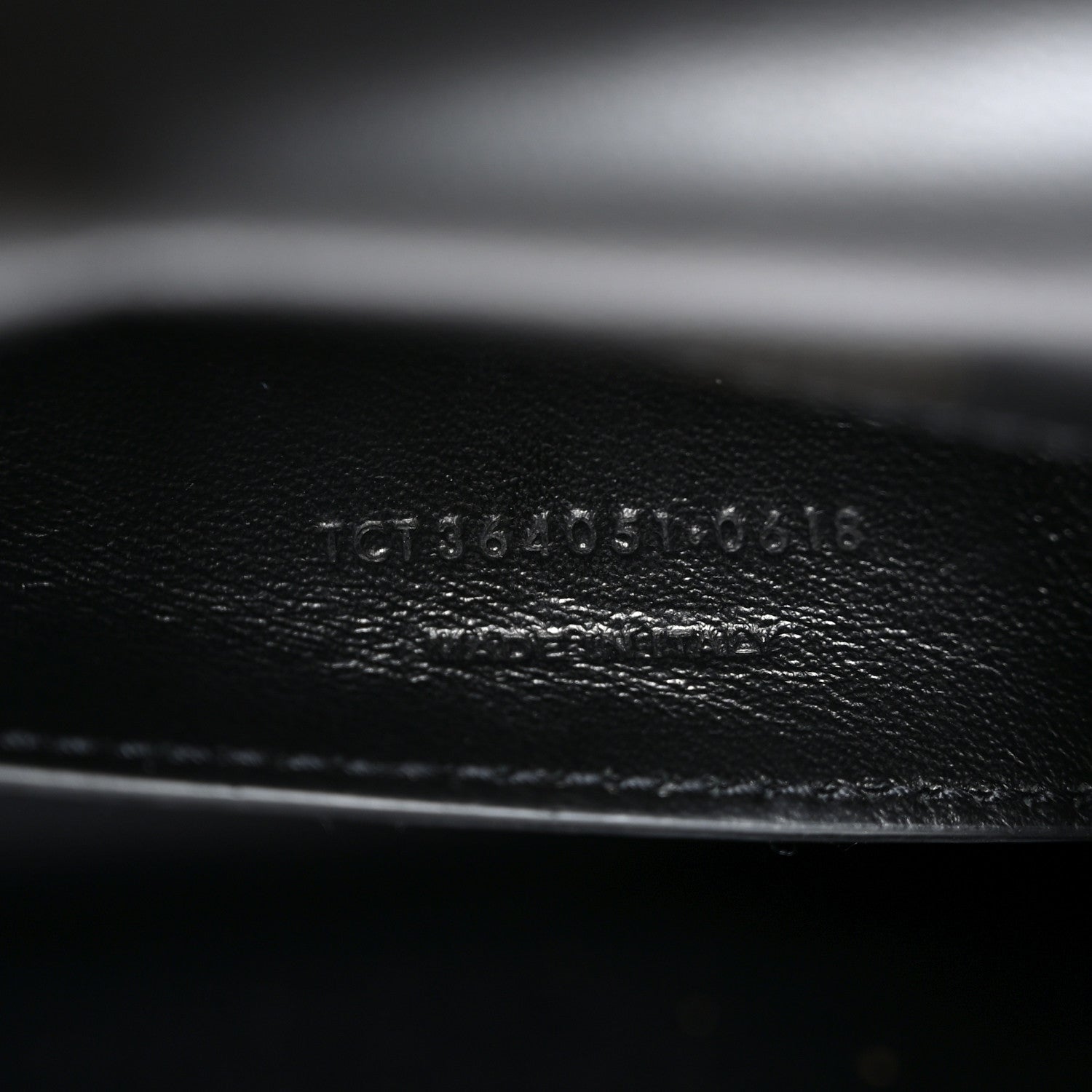 Saint Laurent Calfskin Crystal Medium Monogram Kate Satchel Black 6 of 9