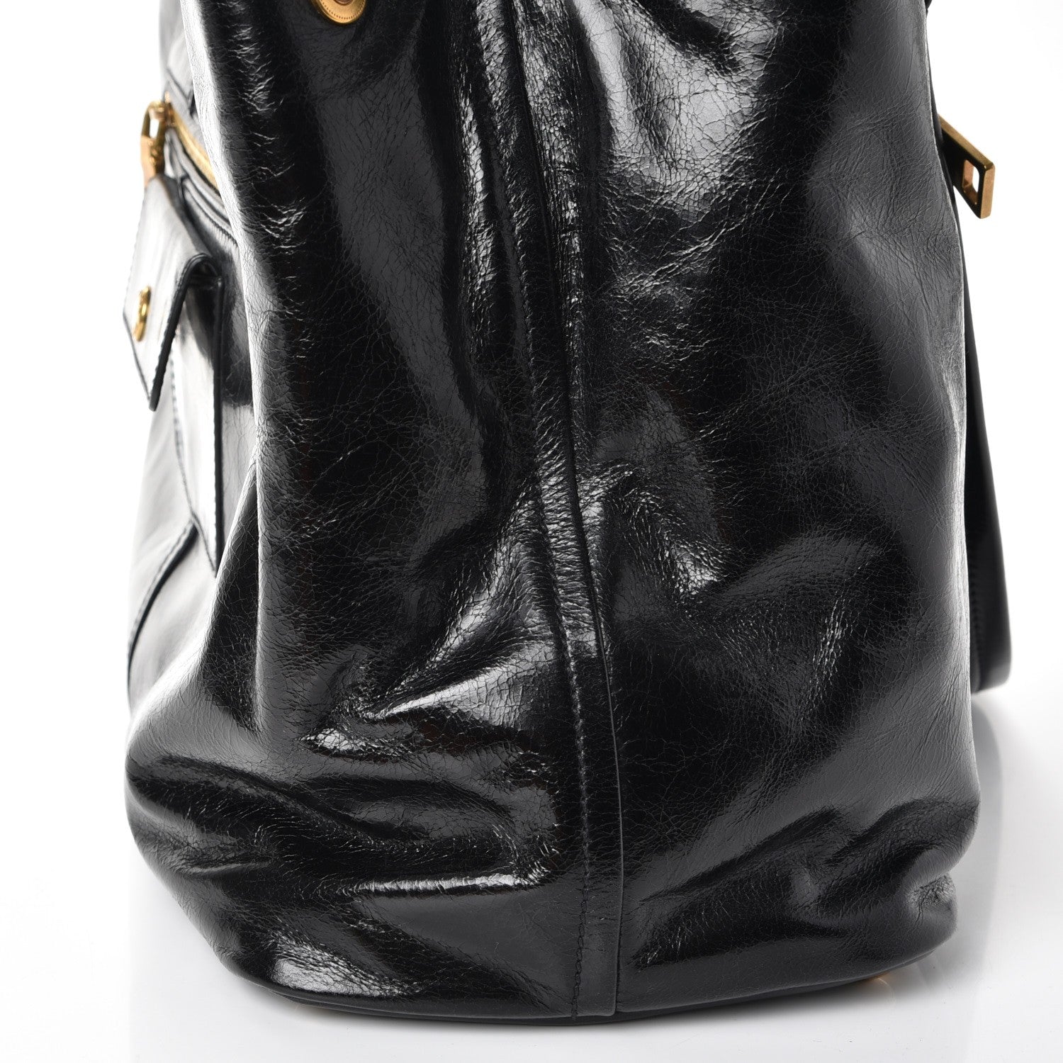 Prada Vitello Shine Tote Nero Black 14 of 15