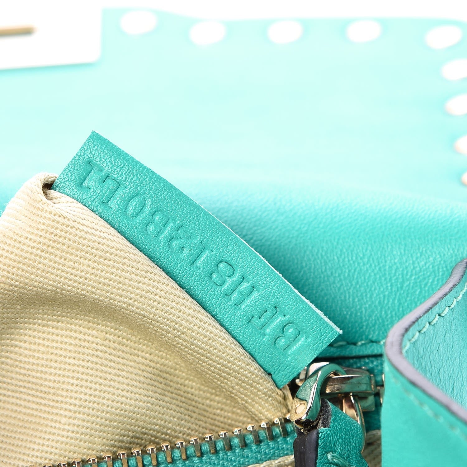 Valentino Garavani Vitello Small Rockstud Shoulder Flap Messenger Bag Opaline Green 7 of 8