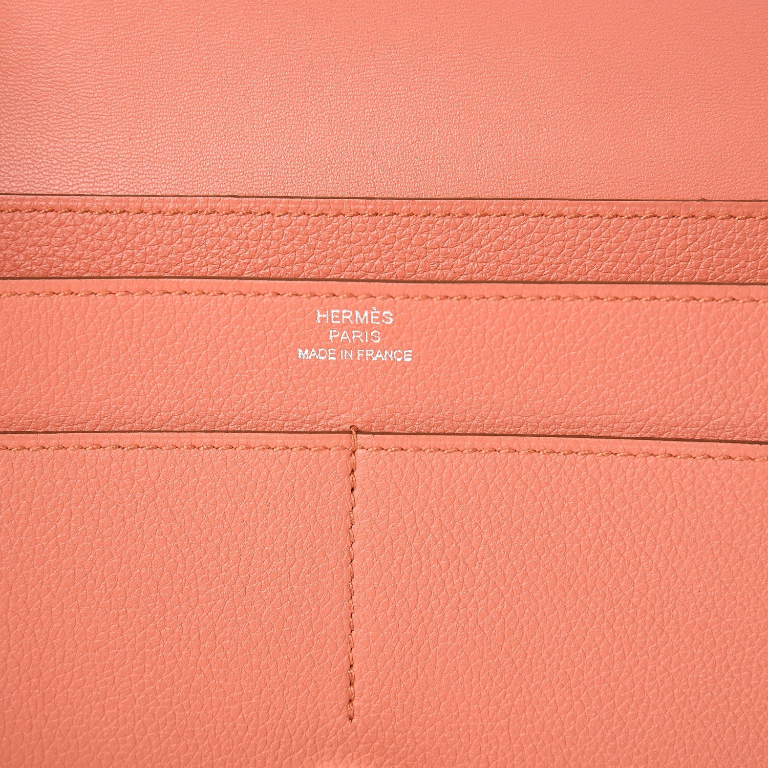 Hermes Togo Dogon Duo Wallet Rose Thè 6 of 8