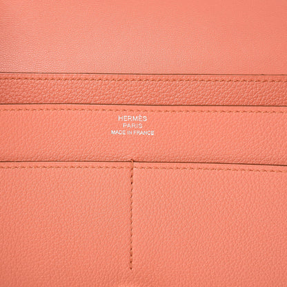 Hermes Togo Dogon Duo Wallet Rose Thè 6 of 8