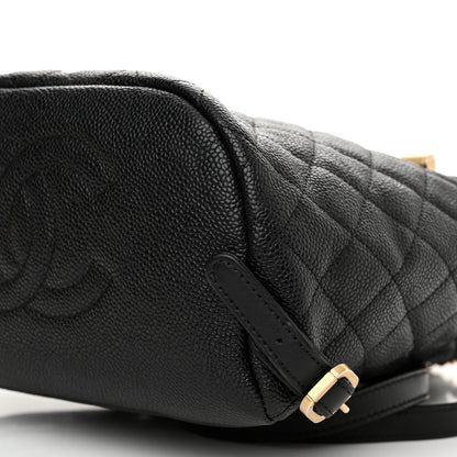 Chanel Caviar Quilted Filigree Backpack Black 10 of 14