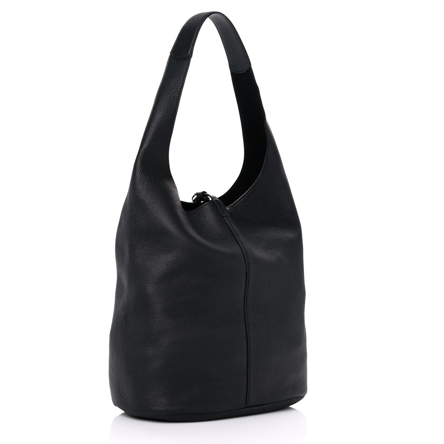 Salvatore Ferragamo Deerskin Sfilata Hobo Black 4 of 9
