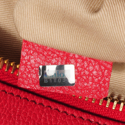 Chloe Calfskin Medium Paraty Holly Berry 8 of 10