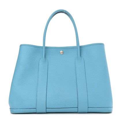 Hermes Vache Country Garden Party 36 MM Bleu Du Nord 1 of 11