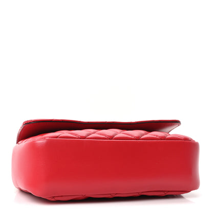 Versace Nappa Quilted Medusa Chain Crossbody Red 4 of 10
