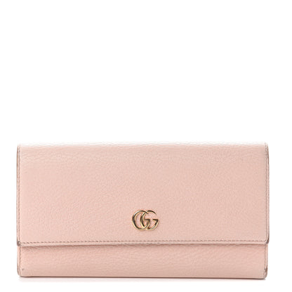 Gucci Dollar Calfskin GG Marmont Continental Wallet Perfect Pink 1 of 5
