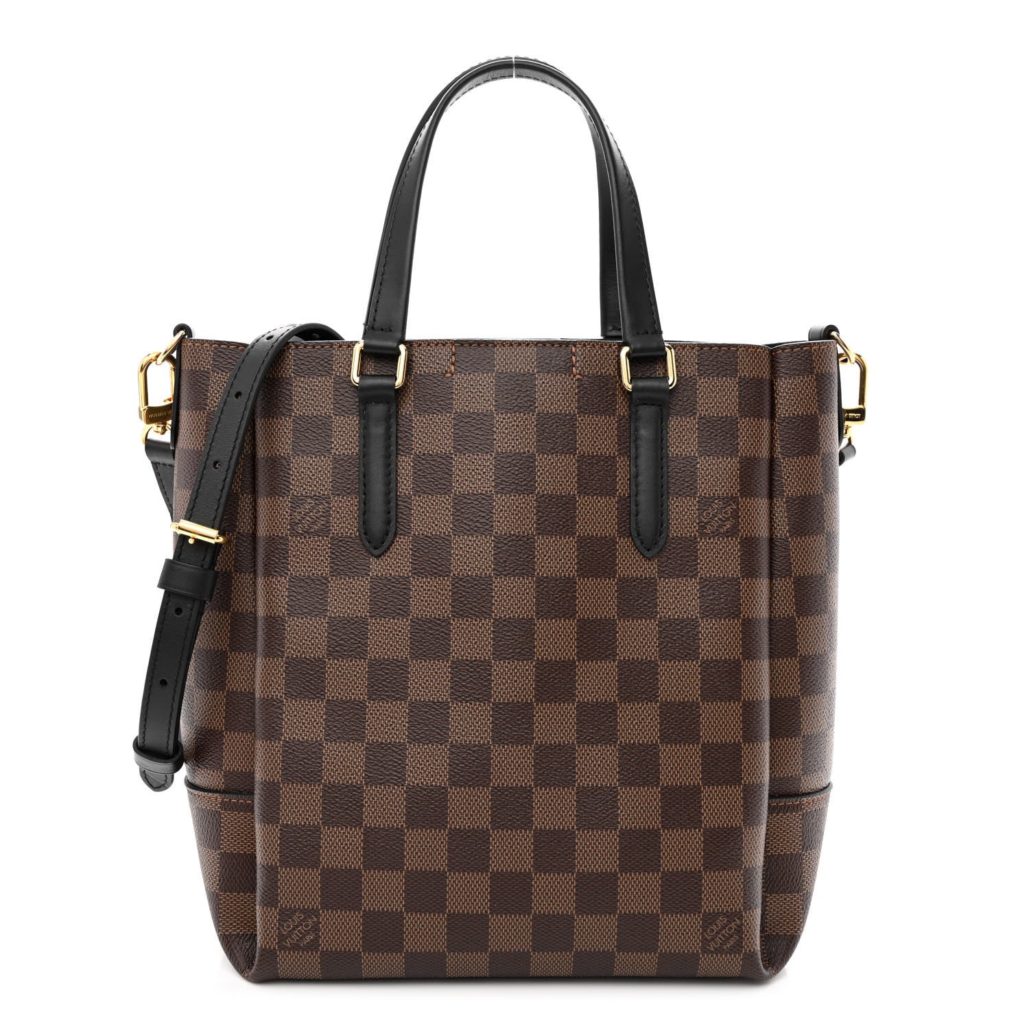Louis Vuitton Damier Ebene Belmont PM Black 3 of 11