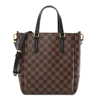 Louis Vuitton Damier Ebene Belmont PM Black 3 of 11