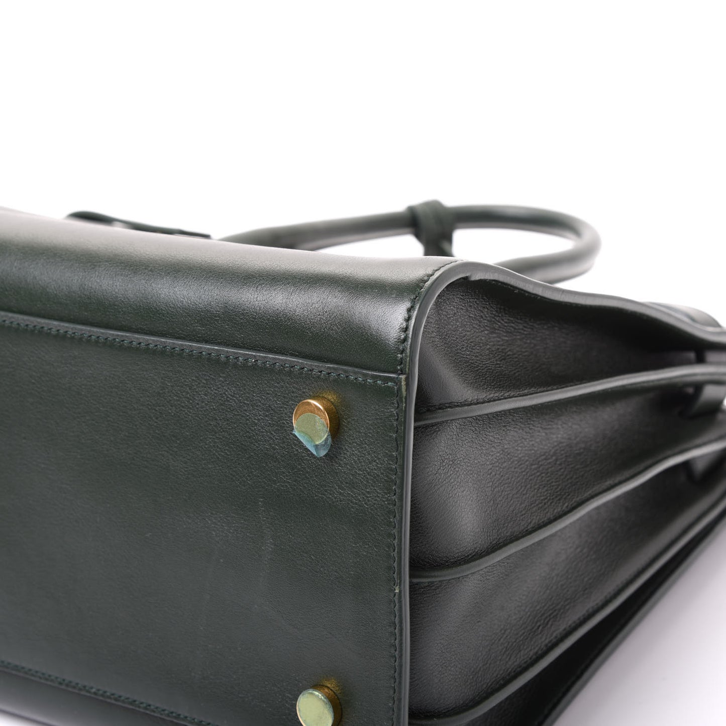 Calfskin Small Sac De Jour Dark Green