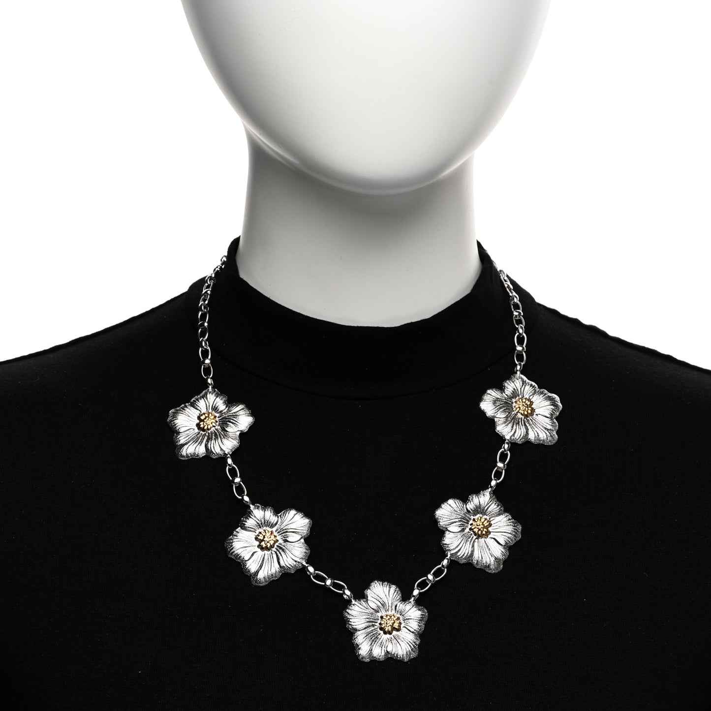 Sterling Silver Vermeil Blossom Necklace