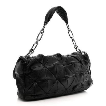 Chanel Lambskin Quilted Soft Squares Origami Flap Black 3 of 12