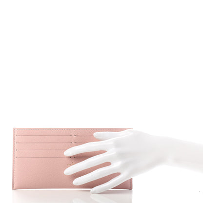 Louis Vuitton Calfskin Felicie Card Holder Insert Rose Ballerine 2 of 6
