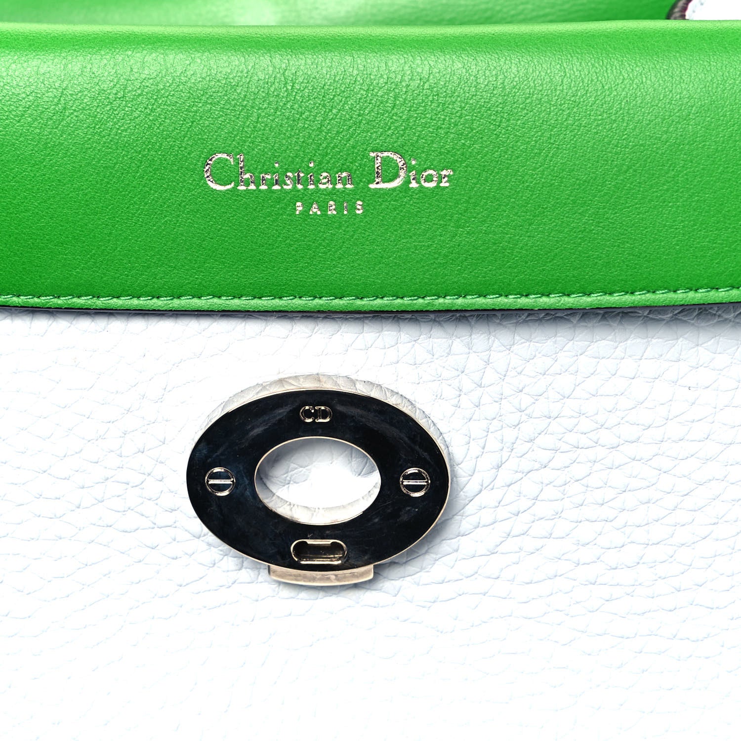 Christian Dior Bullcalf Mini Be Dior Flap Light Blue Green 6 of 8
