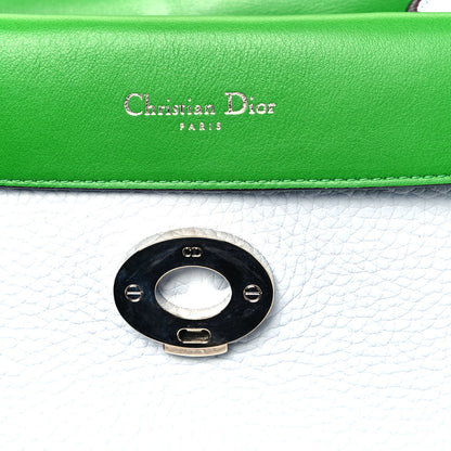 Christian Dior Bullcalf Mini Be Dior Flap Light Blue Green 6 of 8