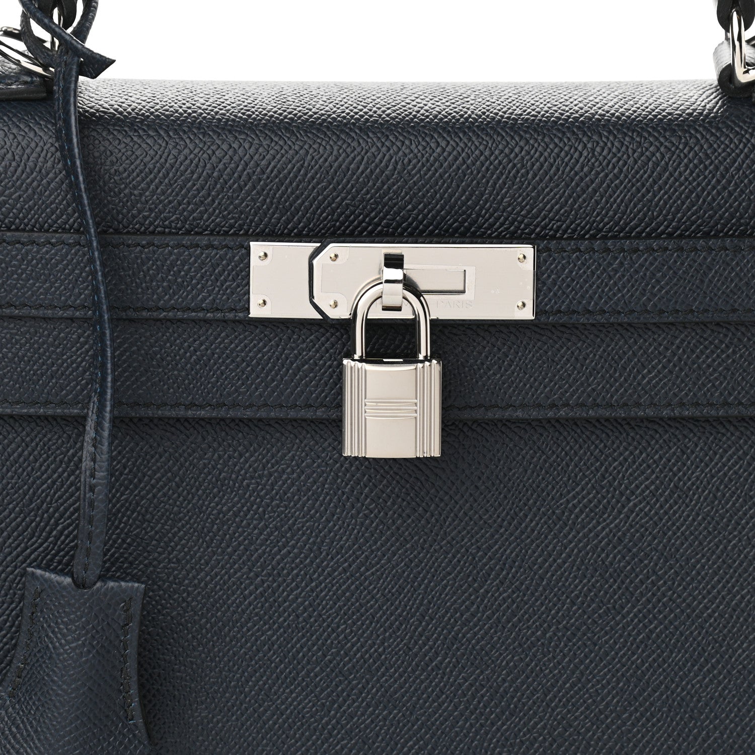 Hermes Epsom Kelly Sellier 28 Bleu Indigo 8 of 11