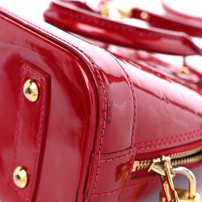Louis Vuitton Vernis Alma BB Cherry 10 of 21