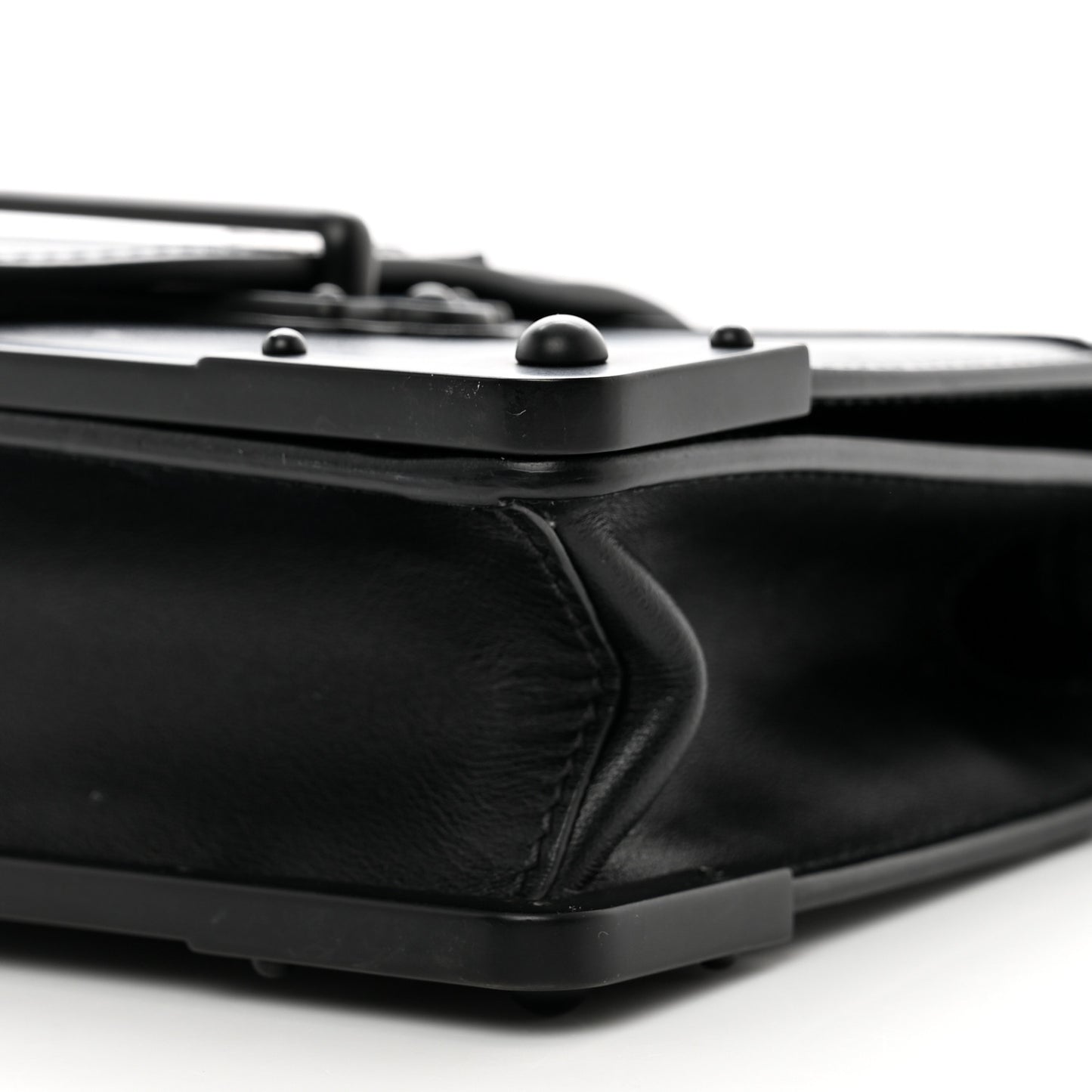City Calfskin Saffiano Cahier Bag Black
