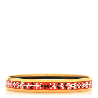 Hermes Enamel Narrow Printed Bracelet 65 3 of 5