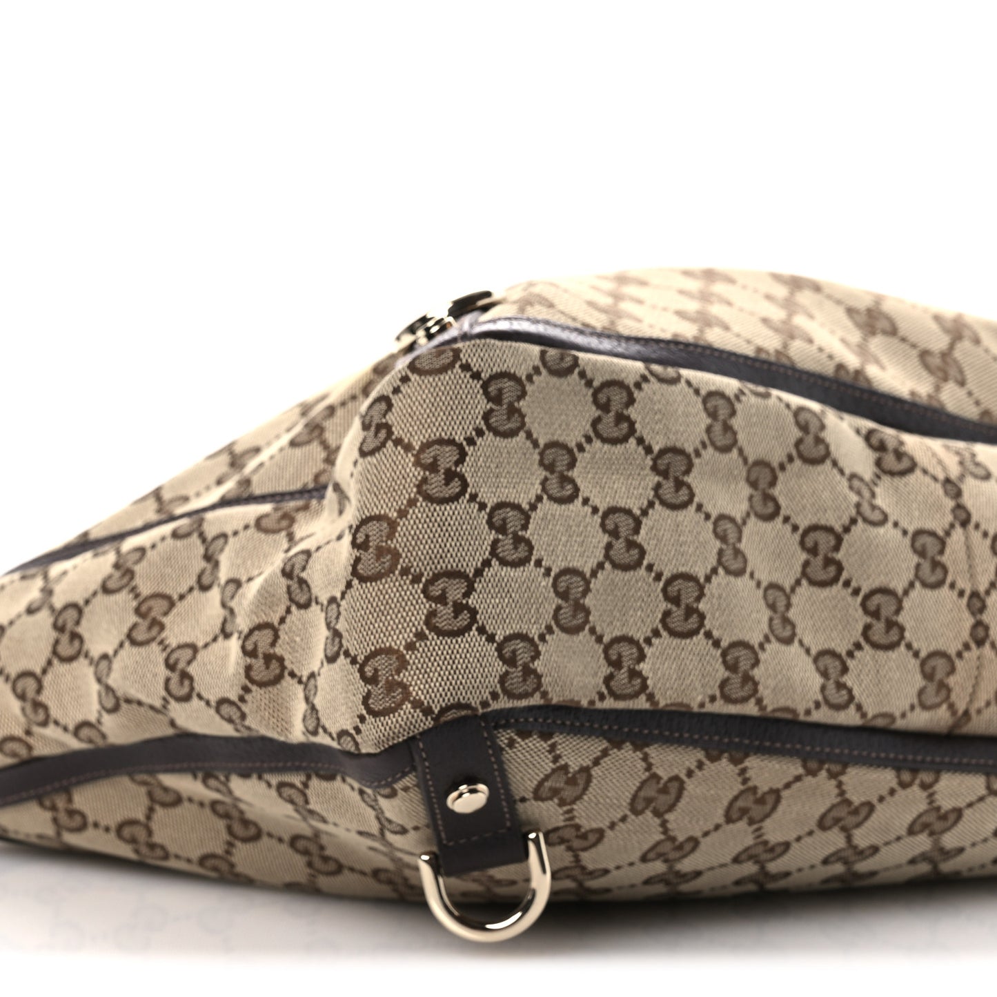 Monogram Medium Abbey Tote  Brown