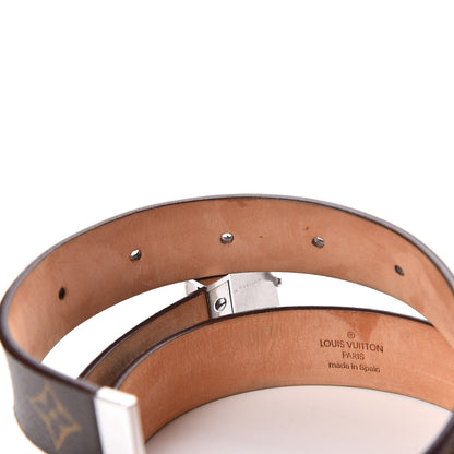 Louis Vuitton Monogram Ceinture Belt Silver Buckle 80 32 5 of 9