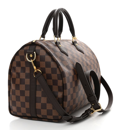 Louis Vuitton Damier Ebene Speedy Bandouliere 30 3 of 12