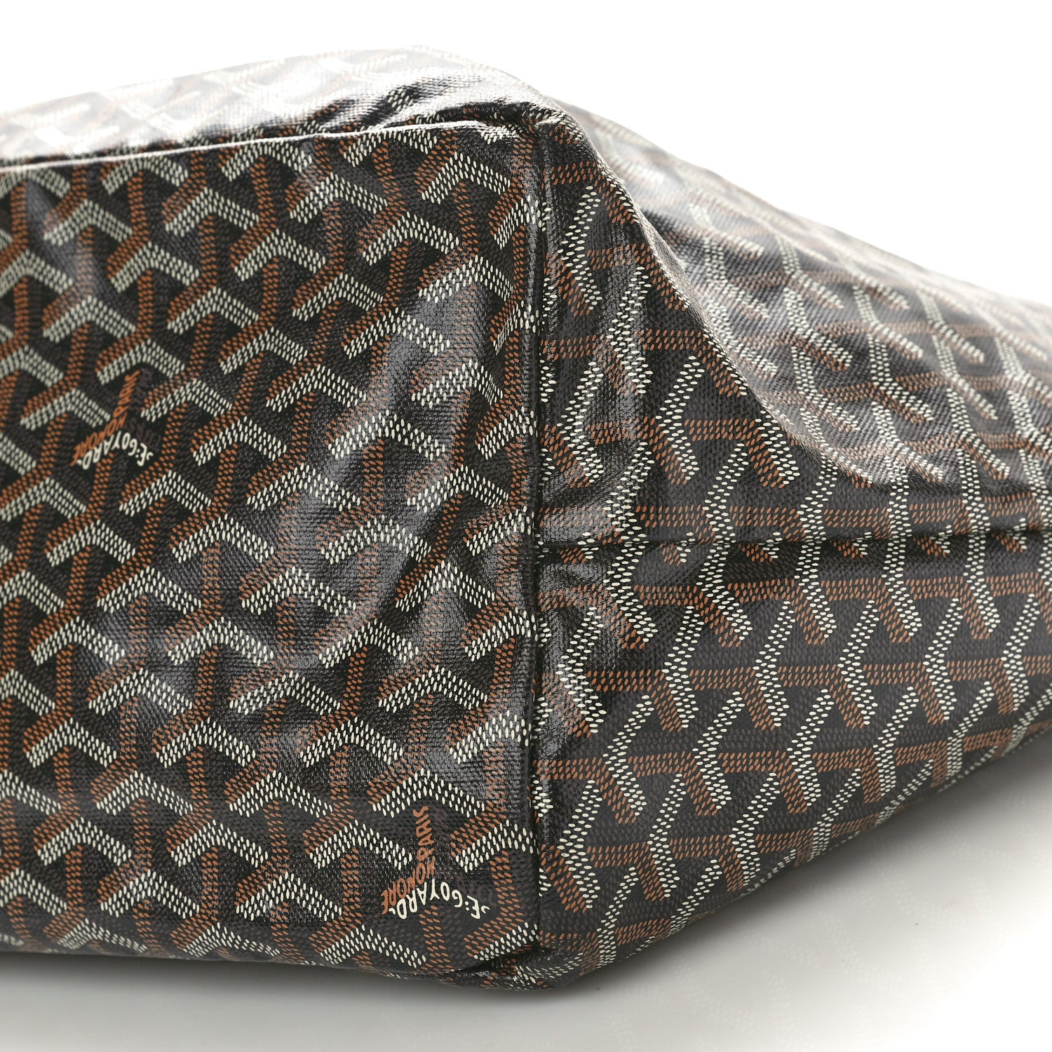 Goyard Goyardine Saint Louis GM Black Gold 10 of 10