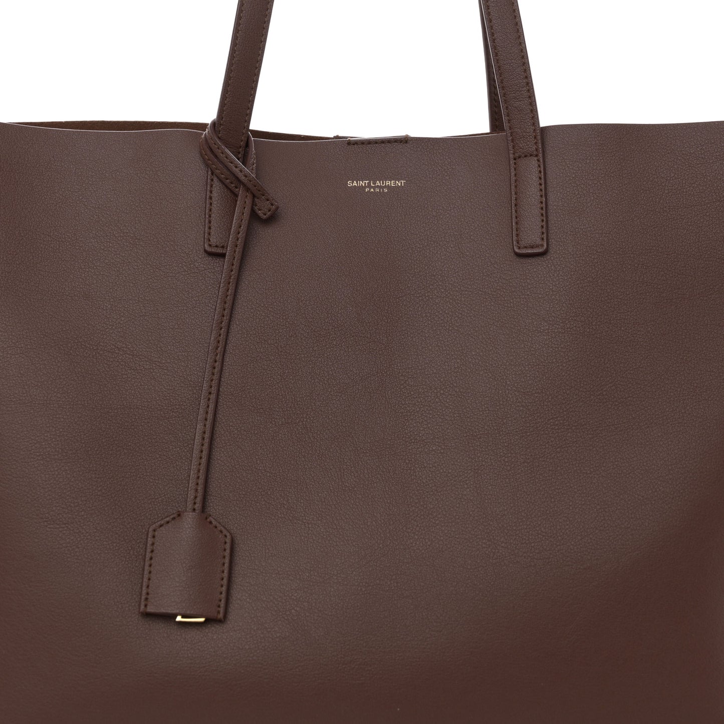 Calfskin Large Shopping Tote Old Brandy