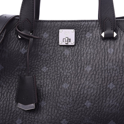 MCM Visetos Large Essential Tote Black 9 of 9