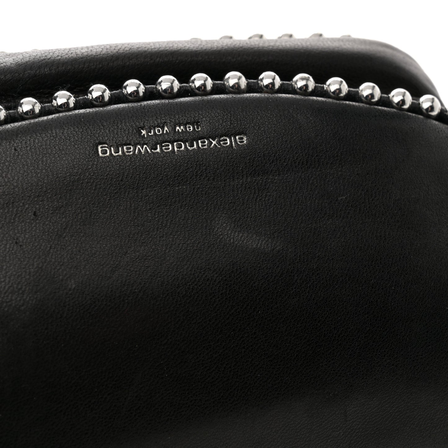 Lambskin Attica Studded Belt Bag Black