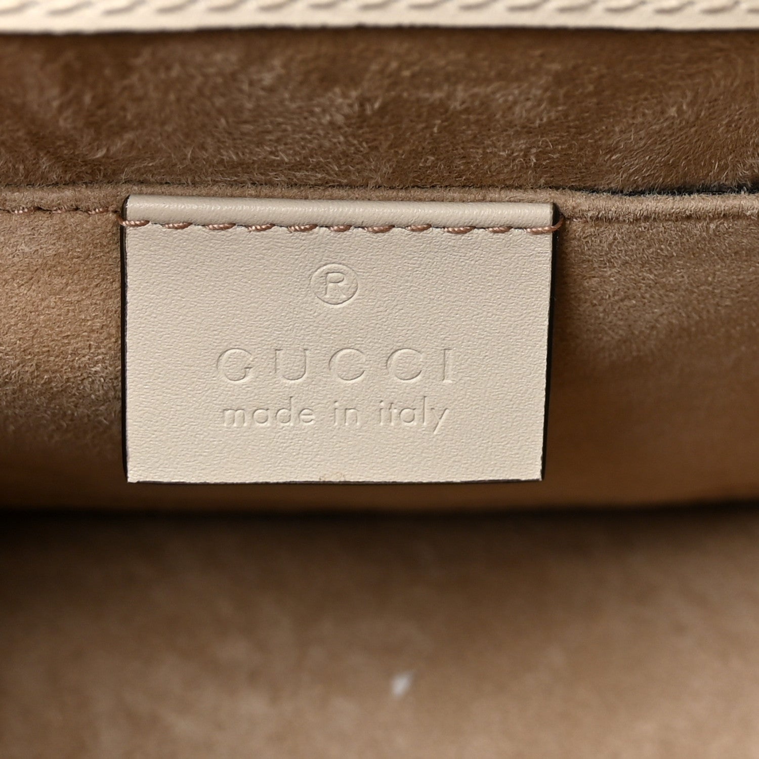 Gucci Calfskin Mini Sylvie Chain Shoulder Bag White 7 of 10