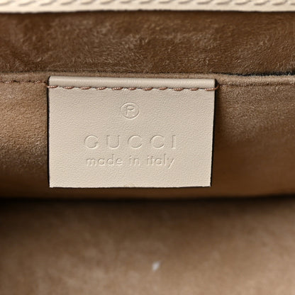 Gucci Calfskin Mini Sylvie Chain Shoulder Bag White 7 of 10