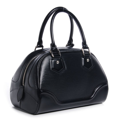 Louis Vuitton Epi Bowling Montaigne PM Black 2 of 7