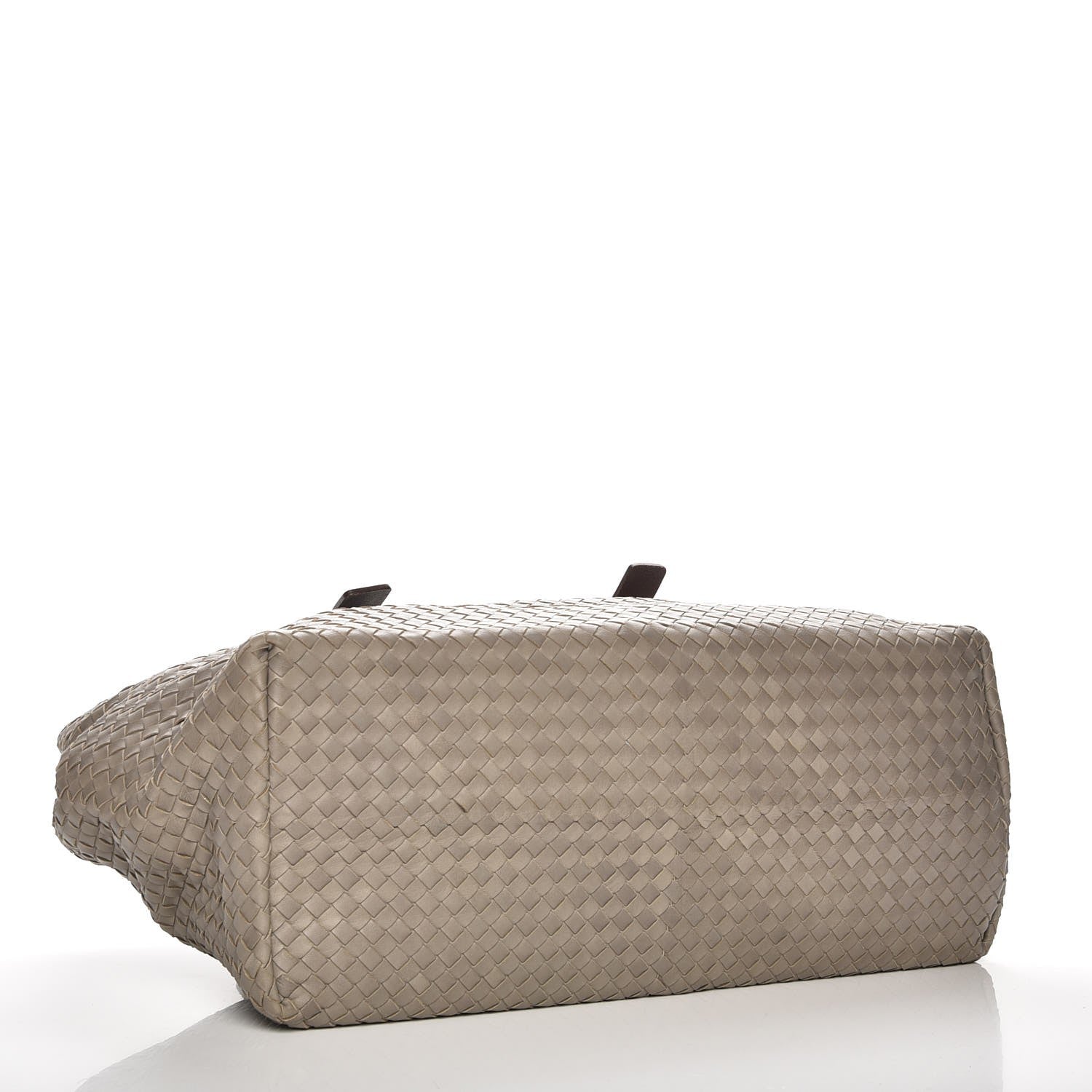 Bottega Veneta Intrecciato Light Calf Shopper Tote Khaki Brown 4 of 7