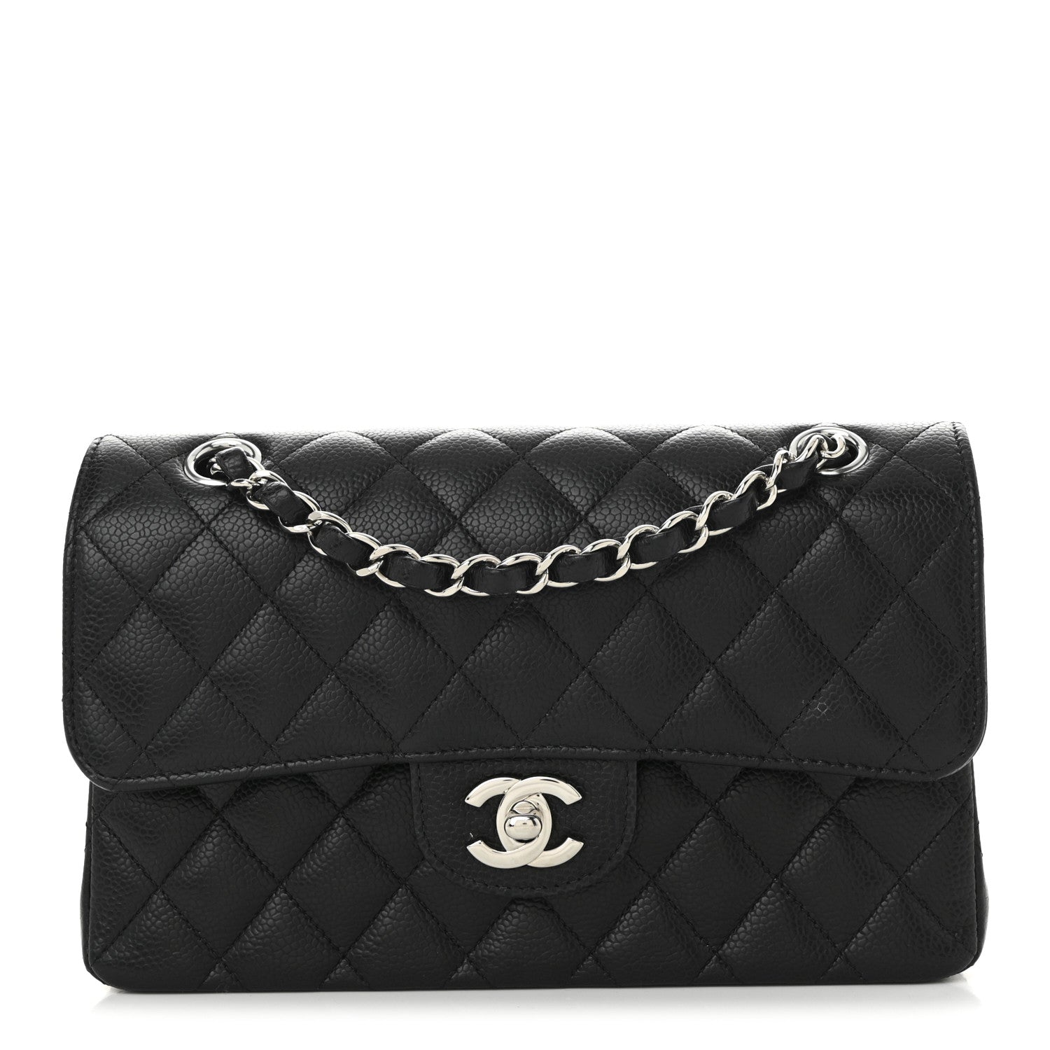 Chanel Caviar Quilted Small Double Flap Black 1 of 12