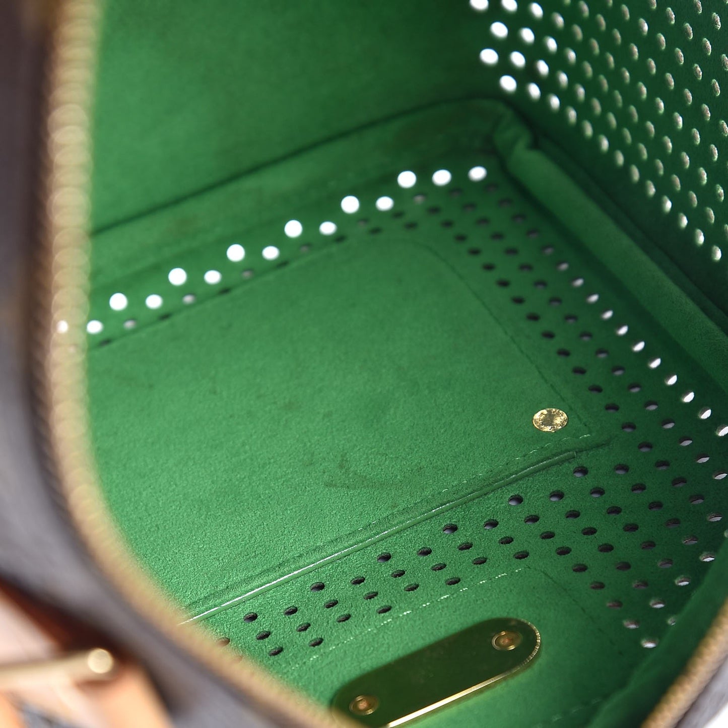 Monogram Perforated Speedy 30 Green