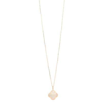 Van Cleef & Arpels 18K Yellow Gold Mother of Pearl Magic Alhambra Long Necklace 1 of 6